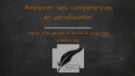 améliorer ses compétences en versification | Genially