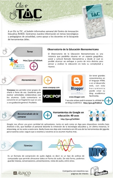 Clic to TIC N° 22 | Genially
